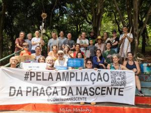 Mutirão para Ampliação da praça da nascente.